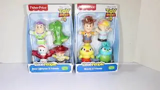 Toy Story 4 Little People - Complete Set - 2 4 Pack Unboxing Skit