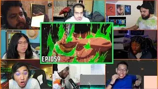 ZORO VS. KING CONTINUES! ONE PIECE EPISODE 1059 REACTION MASHUP | ワンピース