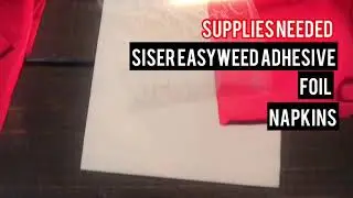Foil napkin tutorial