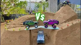 RC Jeep VS RC Bronco | Extreme Mountain Obstacle Battle!