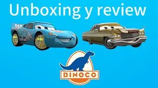 Unboxing y review del Rayo McQueen Bling Bling (Dinoco) y Tex Dinoco de Cars 1 - El Devious Diesel