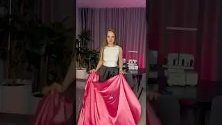 Шью платье на день рождения🥳 часть 1 #розовоеплатье #pinkdress #девичник #шьюплатье #sewing #pink