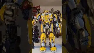 Transformers Optimus Prime Bumblebee #figure #toys #fun #collection #happy #hobby #threezero #movie