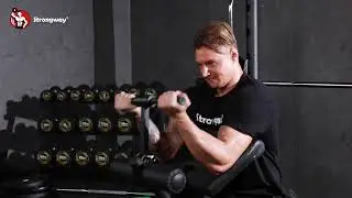 Multi-Function Adjustable Bench with Preacher Curl, Leg Extension, Smith Bar & Weights Sets