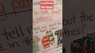 Talking about Clothing Patterns! #Prek #Teacher #Shorts #Clothing