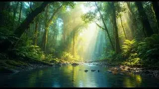 Breathtaking 16K HDR Forest in Emerald Green - Soulful Relaxation & Calmness