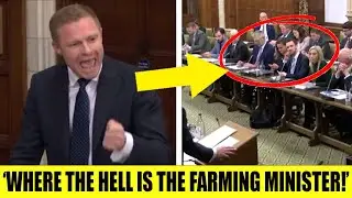 Minister UNLEASHES FURY At Labour MP&rsquo;s In Farming Debate For Not Contributing!