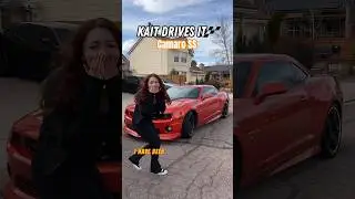 Девушка из &laquo;Мустанга&raquo; впервые села за руль SS Camaro