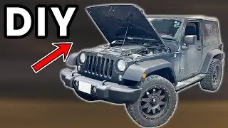 How To Open And Close The Hood - Jeep Wrangler [2007-2017]