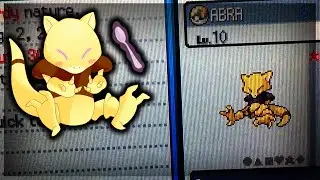 Shiny Abra in Pokemon Soul Silver (Gamecorner) after 4770 SEEN