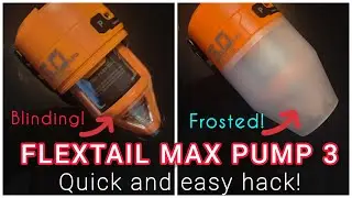 FLEXTAIL MAX PUMP 3. Frosted lamp HACK! For hiking & wild camping.
