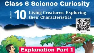 Class 6 Science Curiosity chapter 10 Living Creatures Exploring Their Characteristics | Part 1