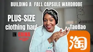 Plus-Size Tall Girl Try-on Haul in China | Clothing from TaoBao