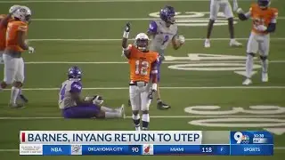 Pair of defensive backs returning to UTEP