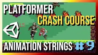 Managing Animator Parameters with Static Strings - 2D Platformer Crash Course in Unity 2022 (Part 9)