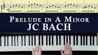 Prelude in A Minor JC Bach Piano