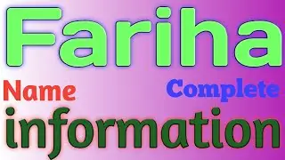 Fariha Name Meaning | Fariha Name Full Details | Fariha Naam Ki Rashi | The Secret of Name