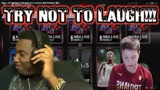HILARIOUS TRY NOT TO LAUGH CHALLENGE |  NBA LIVE MOBILE EDITION!!!