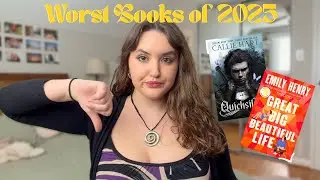 the worst + most disappointing books i read in 2025🙅‍♀️📚