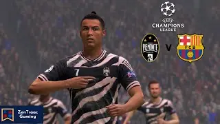 FIFA 21 Gameplay- Piemonte Calcio(Juventus) v F.C. Barcelona -UEFA Champions League