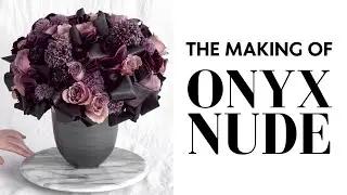 ONYX NUDE - Black Flower Arrangement (With a Nude Tone Twist)