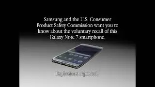 Samsung Galaxy Note7 recall PSA (2016)