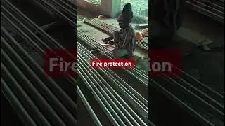 Fire protection work start/ welding & GI pipe colour/ #fire  #firefighting #fireprotection #welding