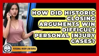 How Did Historic Closing Arguments Win Difficult Personal Injury Cases? - Personal Injury Law Gurus