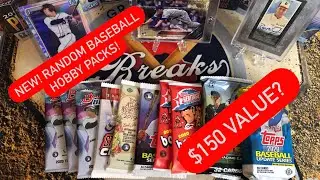 New! Random Hobby Baseball Pack Rip! ** $150 value? **