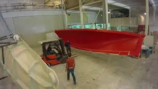 Birth of the new X Treme 32 hull mold! The fastest and smartest yacht we