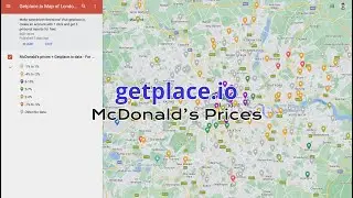 McDonald's price monitoring tool by Getplace.io