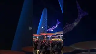 Lusail Boulevard Tower & Fish #fish #tower #trending #2023 #zm #doha #qatar #lusail #boulevard #eid