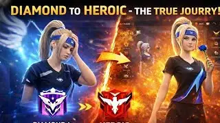 🏆 From Diamond to Heroic l Rank push | No Hacks, Only Skills | FreeFire
