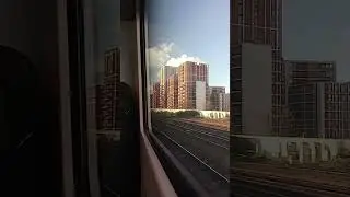 Train ride from Vauxhall to Clapham Junction #british #uktrains 