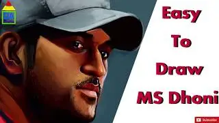 how to make digital painting in photoshop tutorial ms dhoni painting