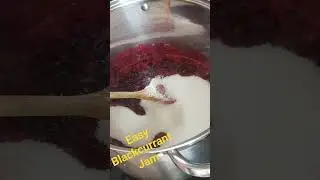 Blackcurrant Jam, #allotment #greenhouse #Jam #Blackcurrant #shorts