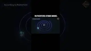 Rutherford Atomic Model Explanation #study #biology