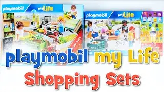 Und wo ist der Rest? 😱 | playmobil my Life Shopping Sets (71648, 71541) | UNBOXING