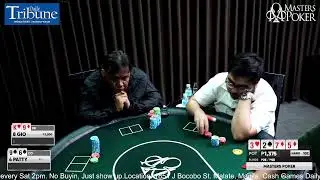 Efren Bata Reyes and Django Bustamante at Masters Poker