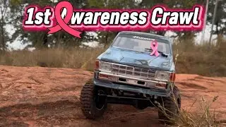 Crawling from Breast Cancer Awareness all month#rccrawlers #RC4WD #4runner 