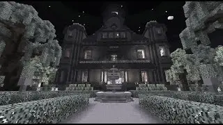 Haunted Victorian mansion TIMELAPSE build | Creepy Doll MC Map | Acoustic guitar no commentary