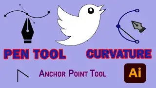 Pen Tool Beginner's Guide  How to Use the Pen Tool in Adobe Illustrator Pen Tool Urdu / Hindi