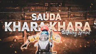 Sauda Khara Khara 🥀 - BGMI Beat Sync Montage || Birthday Special || Bolt Editzz ||