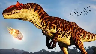 A Vida do ALOSSAURO RED! De Filhote até PRIME ELDER! - The Isle Evrima Atualização