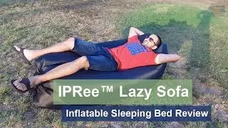 IPRee&trade; Outdoor Travel Lazy Sofa Fast Air Inflatable Sleeping Bed