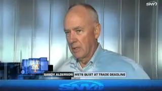 Sandy Alderson talks to SNY after the trade deadline