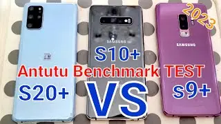 Samsung galaxy s20 Plus vs s10 Plus vs s9 Plus Antutu Benchmark 2023