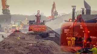 Timelapse af brobyggeri - Holb&oslash;ll A/S og MT H&oslash;jgaard - Sporb&aelig;rende bro p&aring; 10 dage.