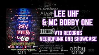 Lee UHF w/ MC Bobby One- (VTO Records Neurofunk DNB Set) Playroom Studio, Tenerife 27/7/24