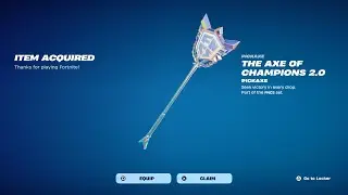 How To Get the Axe of Champion 2.0 Pickaxe FREE & Release Date Fortnite! (Unlocked Axe of Champion)